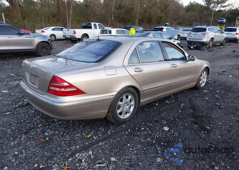 2001 Mercedes-Benz S 500 z USA, uszkodzony, nr VIN WDBNG75J31A150805